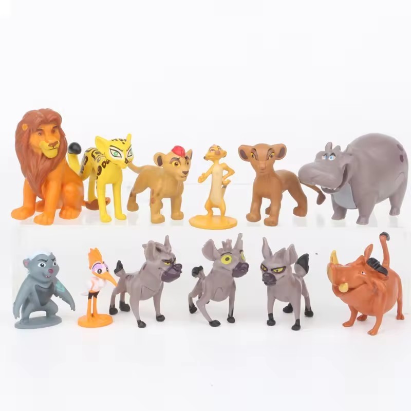 AL 9pcs/set The Lion King Cartoon Movie Action Figure Collection Model Toys Pvc Figurine Doll Gift Ornaments