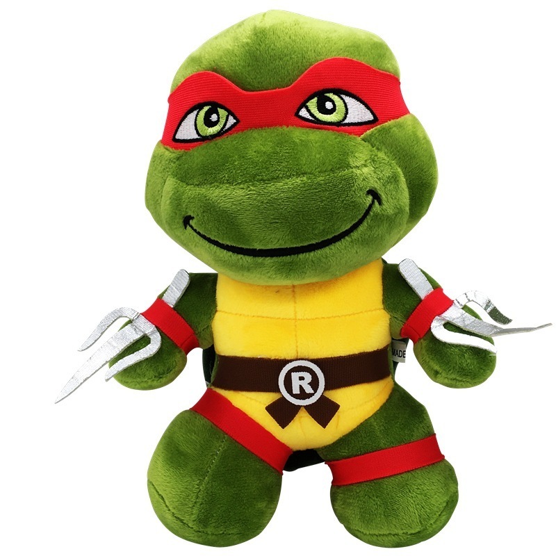 Linda toy 2024Anime Turtles Plush Dolls Ninja Figure Cute Soft Stuffed Promotion Gifts Model Turtles Plush Toys For Claw Machine