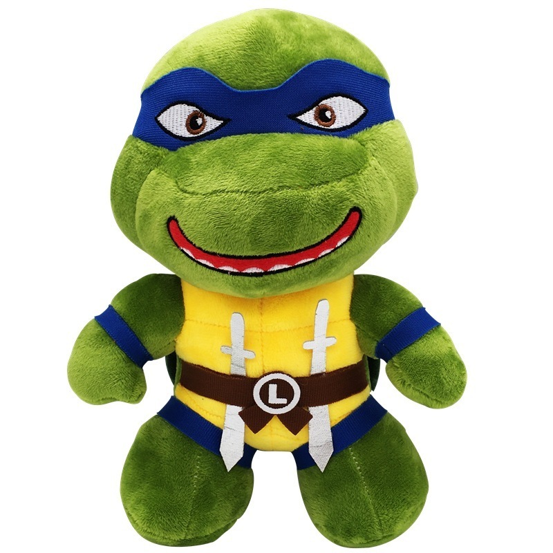 Linda toy 2024Anime Turtles Plush Dolls Ninja Figure Cute Soft Stuffed Promotion Gifts Model Turtles Plush Toys For Claw Machine