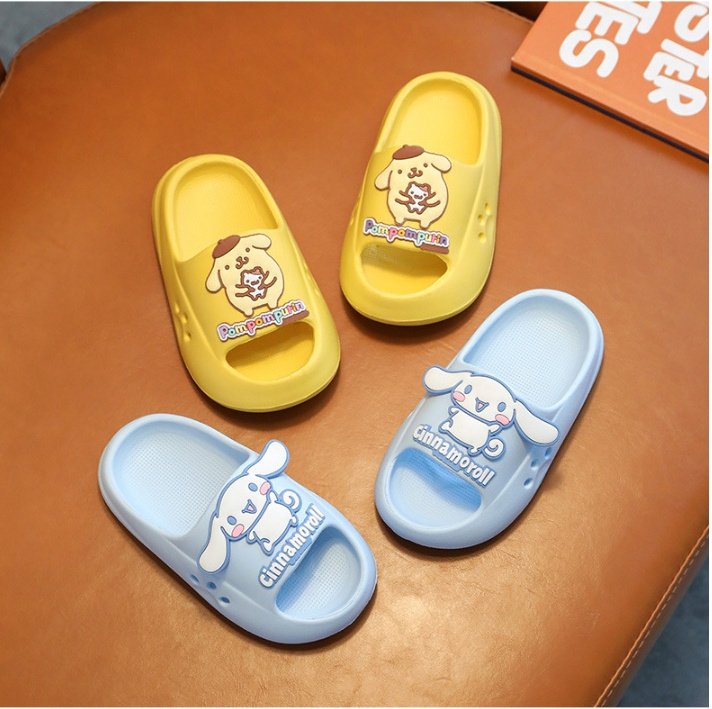 AL  Kawaii Kuromi Kuromi Cinnamoroll Cute Cartoon Summer Slippers My Melody Non-slip Indoor Outdoor Slipper