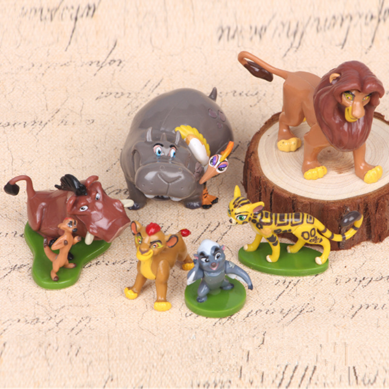 AL 9pcs/set The Lion King Cartoon Movie Action Figure Collection Model Toys Pvc Figurine Doll Gift Ornaments