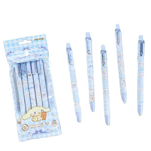 LINDA Sanrioes Kuromi Mymelody Cinnamoroll Pochacco Press Neuter Pen Children's Cartoon Pen Student Pen