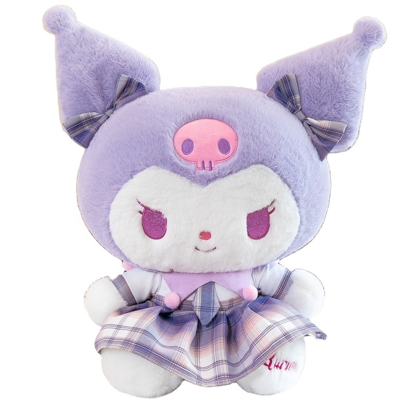 Linda  New kuan anime character Kuromi cinnamon stuffed plush toys animal accessories kids plush toys