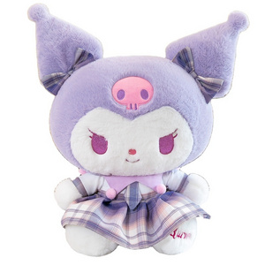 Linda  New kuan anime character Kuromi cinnamon stuffed plush toys animal accessories kids plush toys