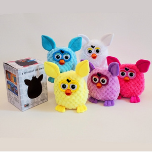 AL Hot-selling High quality Cute electric talking Phoebe fairy Plush toy talking owl plush electronic pet toy