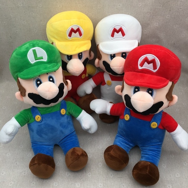 LINDA toy custom wholesale Super Mario Plush Toy Mario Doll Cartoon Super Mario Game Christmas Gift