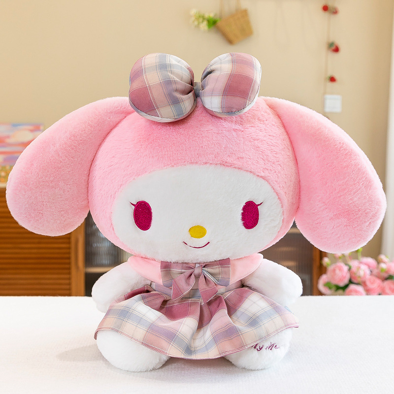 Linda  New kuan anime character Kuromi cinnamon stuffed plush toys animal accessories kids plush toys