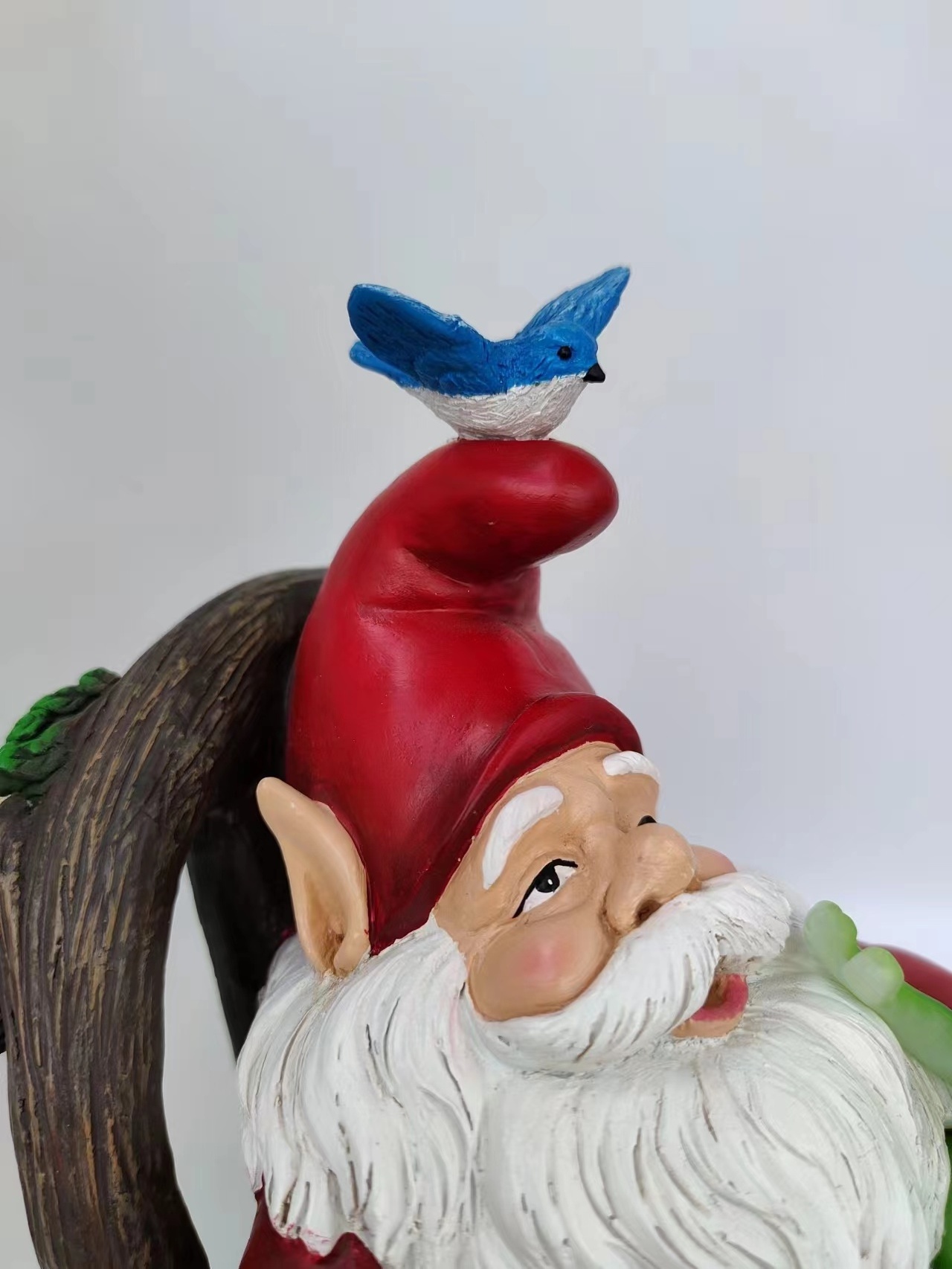 Creative Cute Sitting Santa Christmas Decorations Resting Santa Claus Lighting Figurine Garden Decor