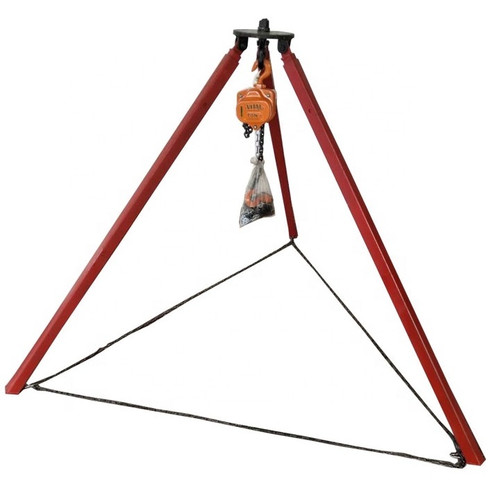 Customized Professional Lifting Tool Portable Retractable Crane Tripod Bracket