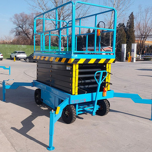 High Quality 7 Meter Scissor Lift Scaffolding 500kg Hydraulic Electric Lift Mobile Lift Platform