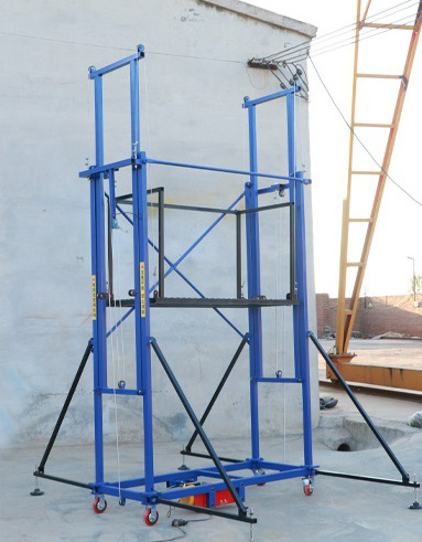 500kg Electric Scaffold Mobile Home Self Decoration Remote Control Electric Lifting Scaffold