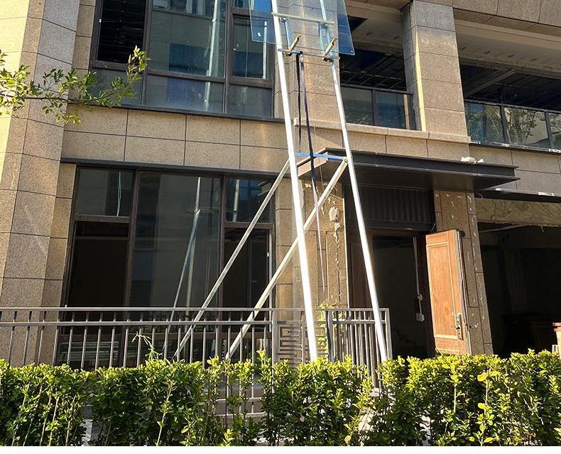 Glass Hoist Ladder Lift Solar Panels Electric Hoist Roof Lifter High Quality 9m 15m 20m Motor Provided Wire Rope Lifting Goods