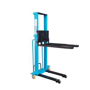 Lifting 1000kg Semi Electric Self Loading Lifting Forklift Portable Forklift Electric Stacker