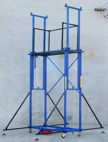 Low Cost Construction Portable Safety Hydraulic Small Electric Lifting Scaffold