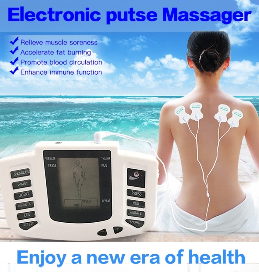 Health Care Full Body Tens Acupuncture Electric Therapy Meridian Physiotherapy Apparatus Massager