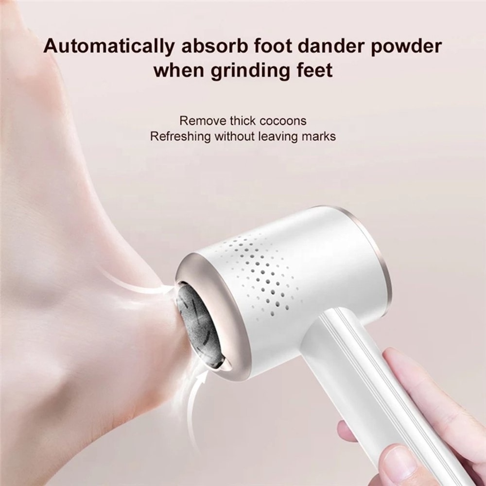 2023 New Style Removing Dead Skin Calluses Vacuum Repair Feet Rechargeable Electric Foot Grinder