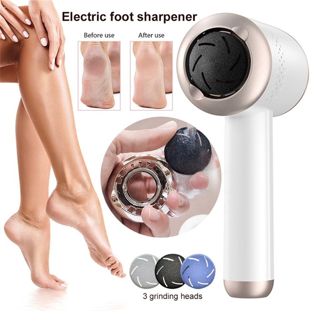 2023 New Style Removing Dead Skin Calluses Vacuum Repair Feet Rechargeable Electric Foot Grinder