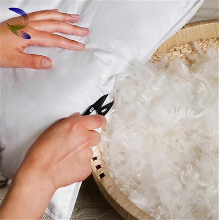 custom size 100% cotton goose down feather cushion inserts 45x45 cushion mat pad