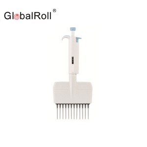 8 12 Channel Variable Volume  plastic Automatic Manual Digital 1000ul Multichannel Pipette