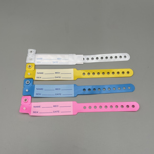 Pink blue white insert type patient infant medical baby id wristbands bands hospital wristband