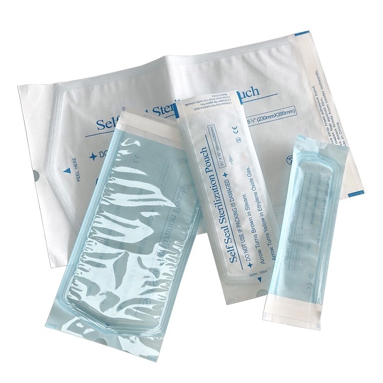 Meidcal Sterile Packaging Pouches Disposable Self-seal Dry Heat Sterilization Pouch