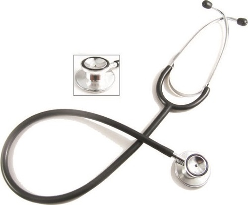 Portable Carry Professional Hospital Medical Pediatric Cardiology Dual Head Stethoscope