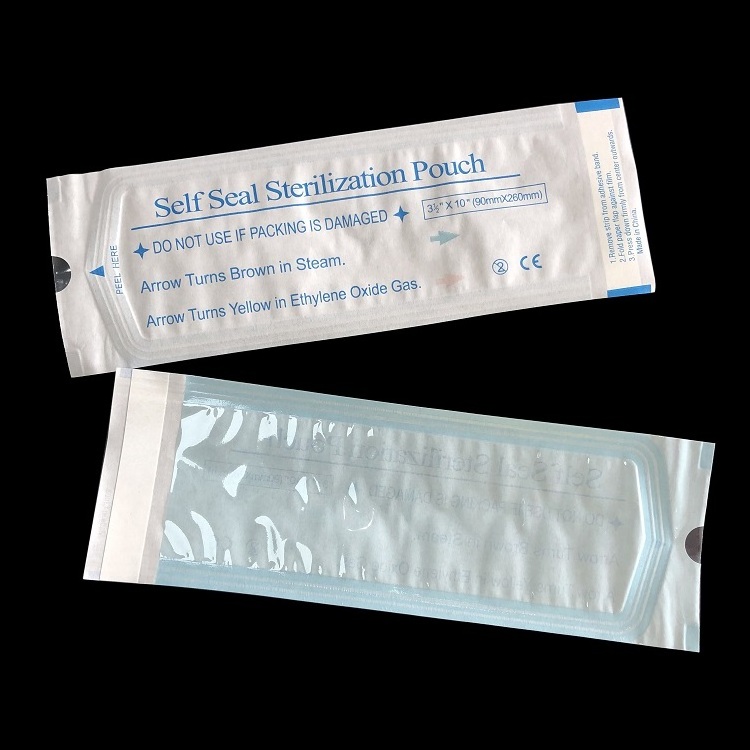 Meidcal Sterile Packaging Pouches Disposable Self-seal Dry Heat Sterilization Pouch