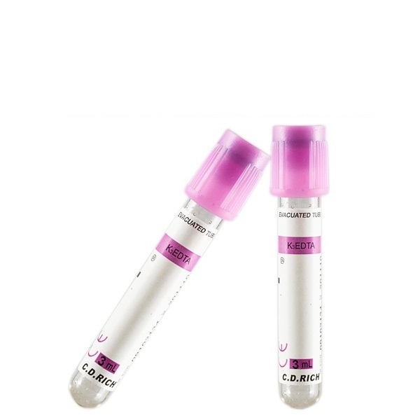 Medical Supplies Disposable Pet Materials Edta K2 K3 Vacuum Blood Collection Tubes With Red Cover