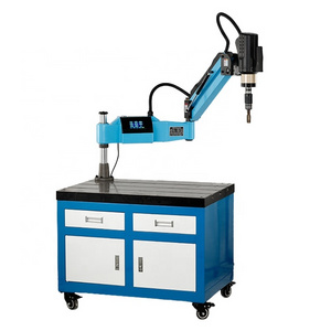 New design high speed CNC servo auto electric flexible arm drilling tool vertical tapping machine