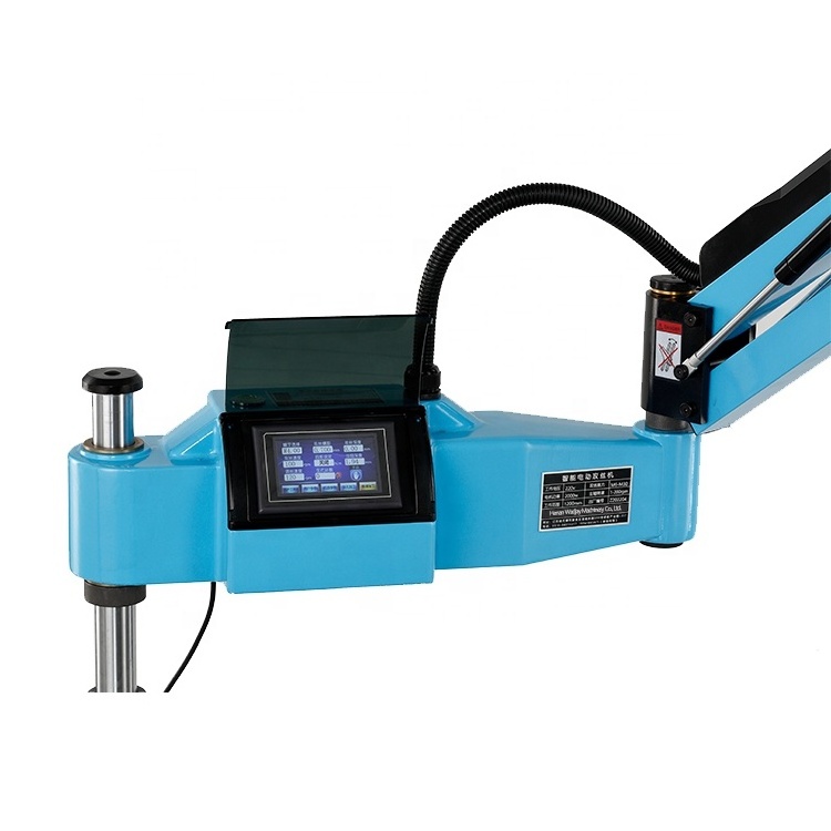 New design high speed CNC servo auto electric flexible arm drilling tool vertical tapping machine