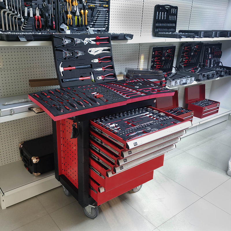 2020 RT160A  160pcs Tool Chest 6 Drawer Combination Set With Ball Bearig Drawer Slide