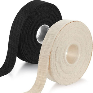 2.2mm thickness Heavy Canvas Cotton Webbing Roll Tape Durable Strap for Belts Bags