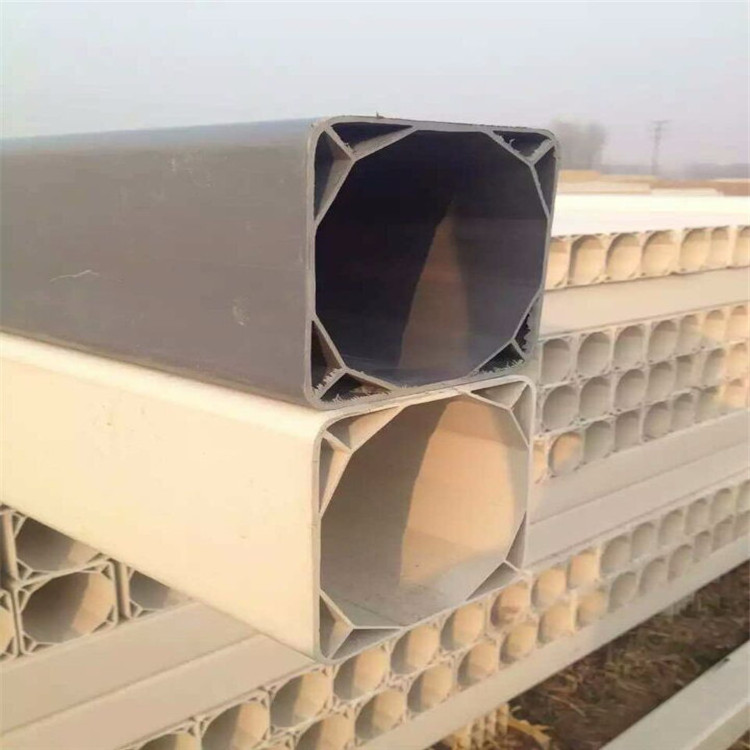 factory wholesales polyvinyl chloride pvc rectangular  tube for protecting optical cables