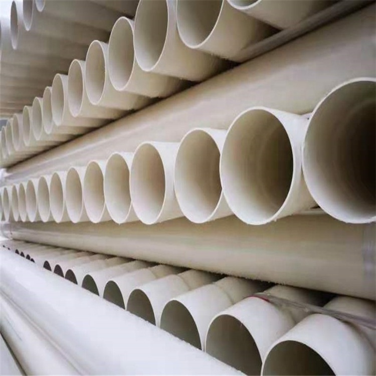 pvc pipe and fittings price 160mm 0.8mpa PVC water pressure pipe white 4m