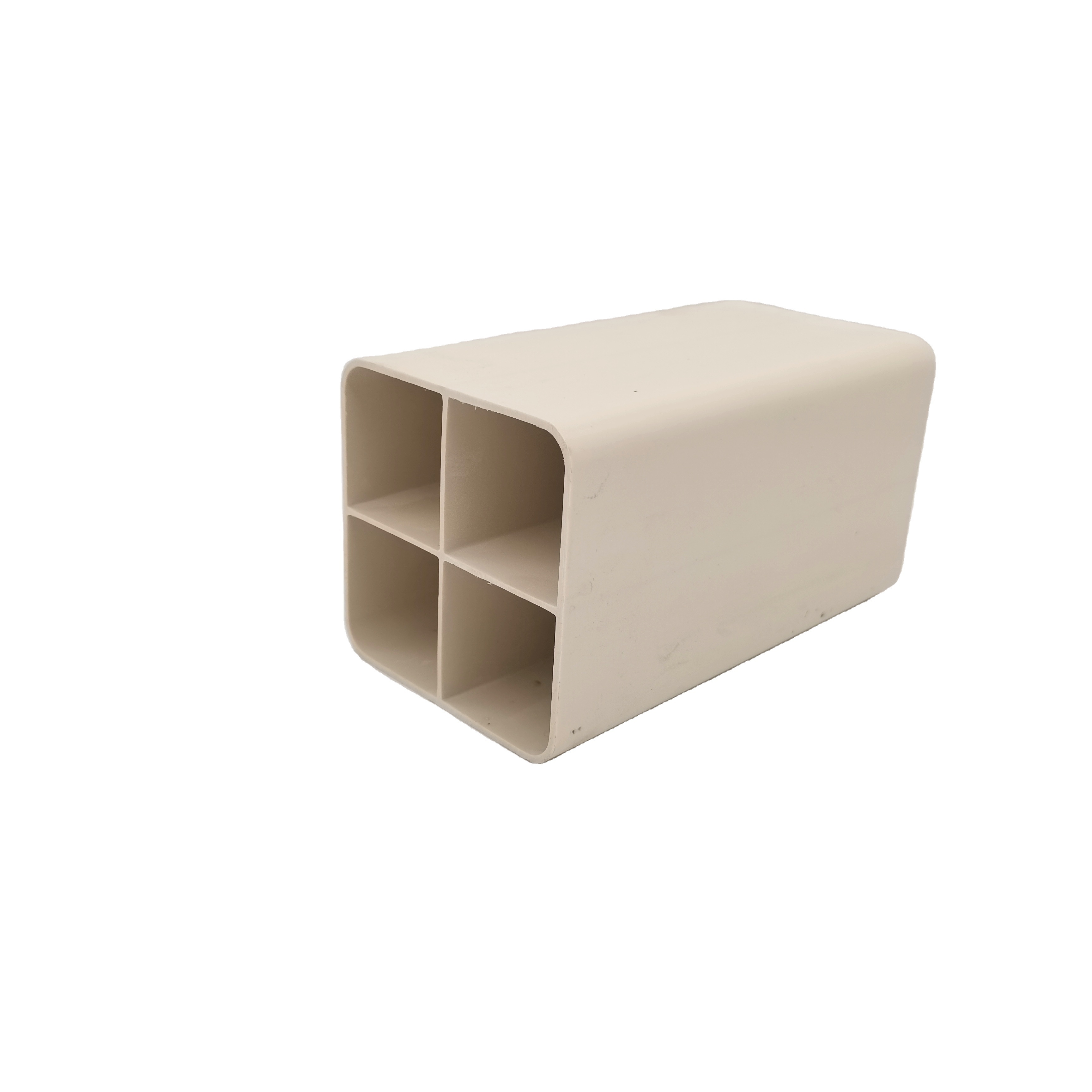 factory wholesales polyvinyl chloride pvc rectangular  tube for protecting optical cables