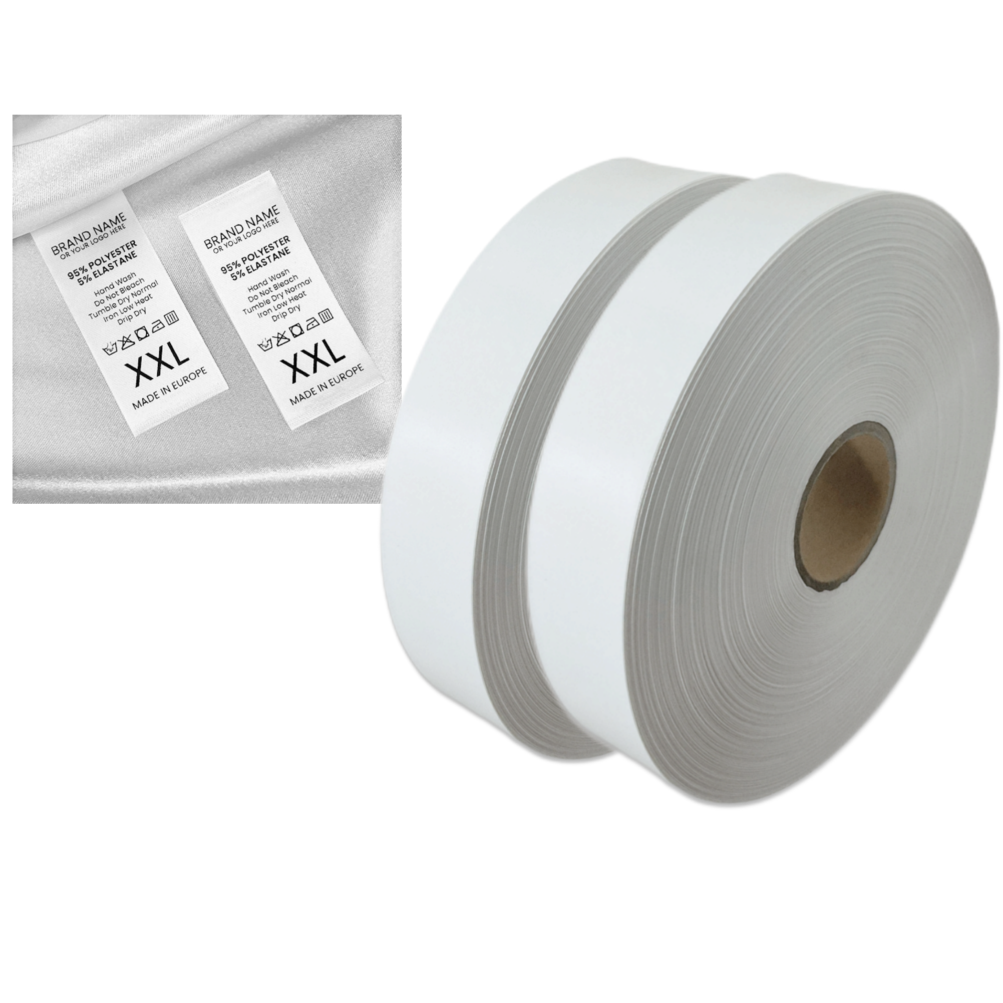 Clothing fabric label material printer ribbon