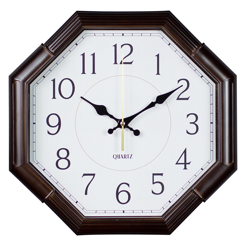 Octagon personality wall clock wholesale Chinese style living room clock fashion quartz clock