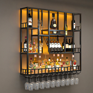 Bar Counter Hanging Wine Rack Wine Glasses Holder Wine Stand Holder