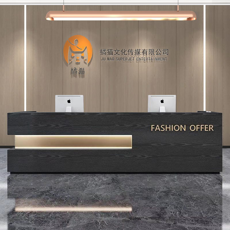 Customized Design Salon Reception Front Desk Marble Front Desk Design