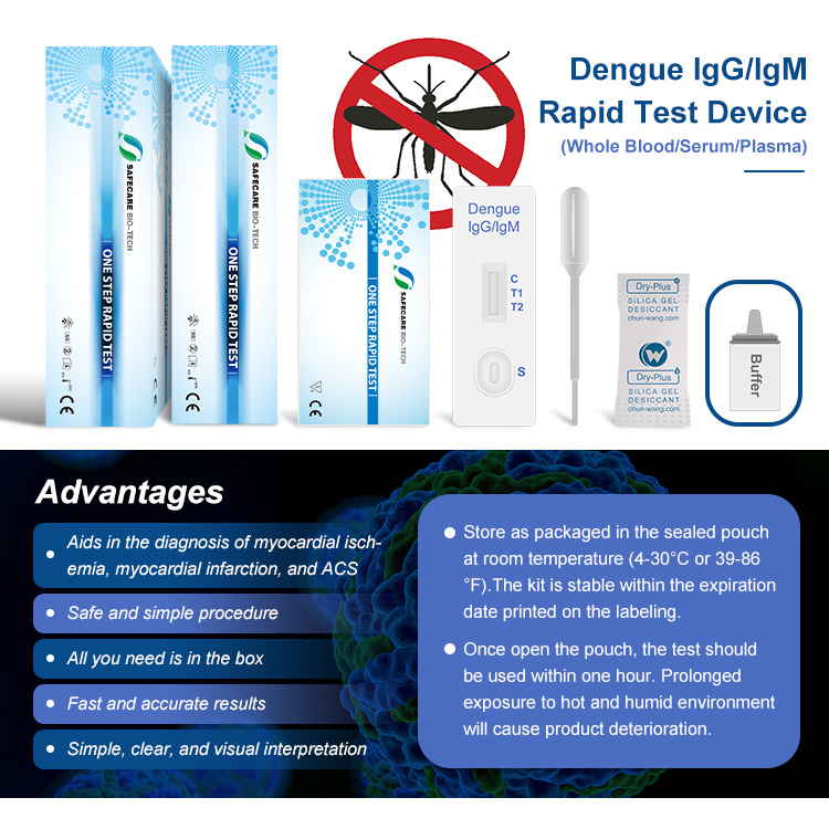 One Step Medical Diagnostic Rapid Test Hiv/hcv/hbsag/syphilis/hpylori/malaria/dengue/typhorid Rapid Test Kits