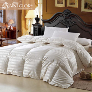 High grade best quality jacquard duvet with 100% silk fabric grosse down filling