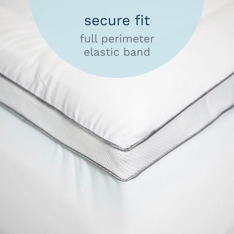 Cooling premium cotton mattress topper memory foam queen mattress bed topper pad