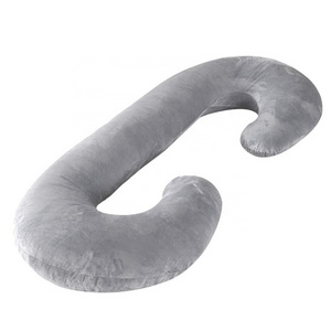 C Shaped Maternity Body Expectant Mother Head Belly and Back Support Pregnancy Pillow