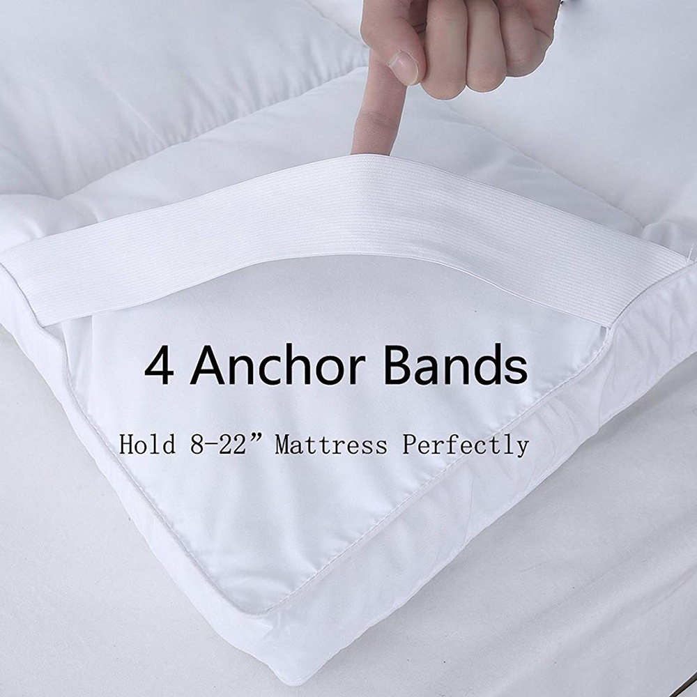 Custom Hot Selling Luxury 90x190cm Memory Microfiber Hotel Bed Foam Mattress Topper