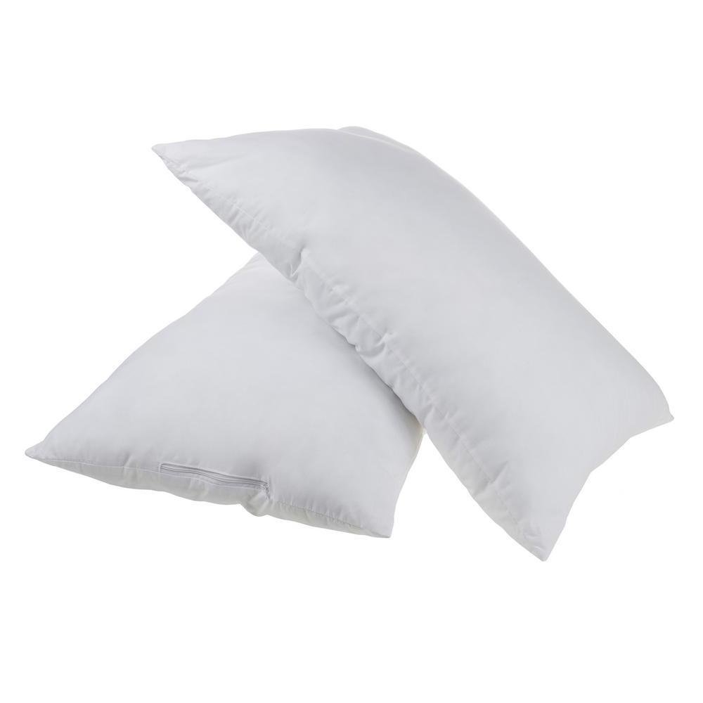 Factory Wholesale Cheap White Polyester Filling Hotel Quality Bed Pillow Insert Cushions Inner for Travel