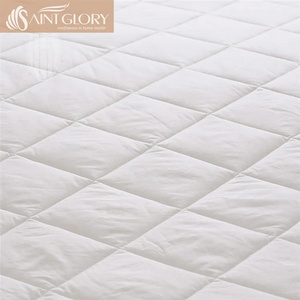 Organic Cotton Filling Fitted Quilted Pad Crib Child Cover Mattress Topper Protector For Babies Toddlers