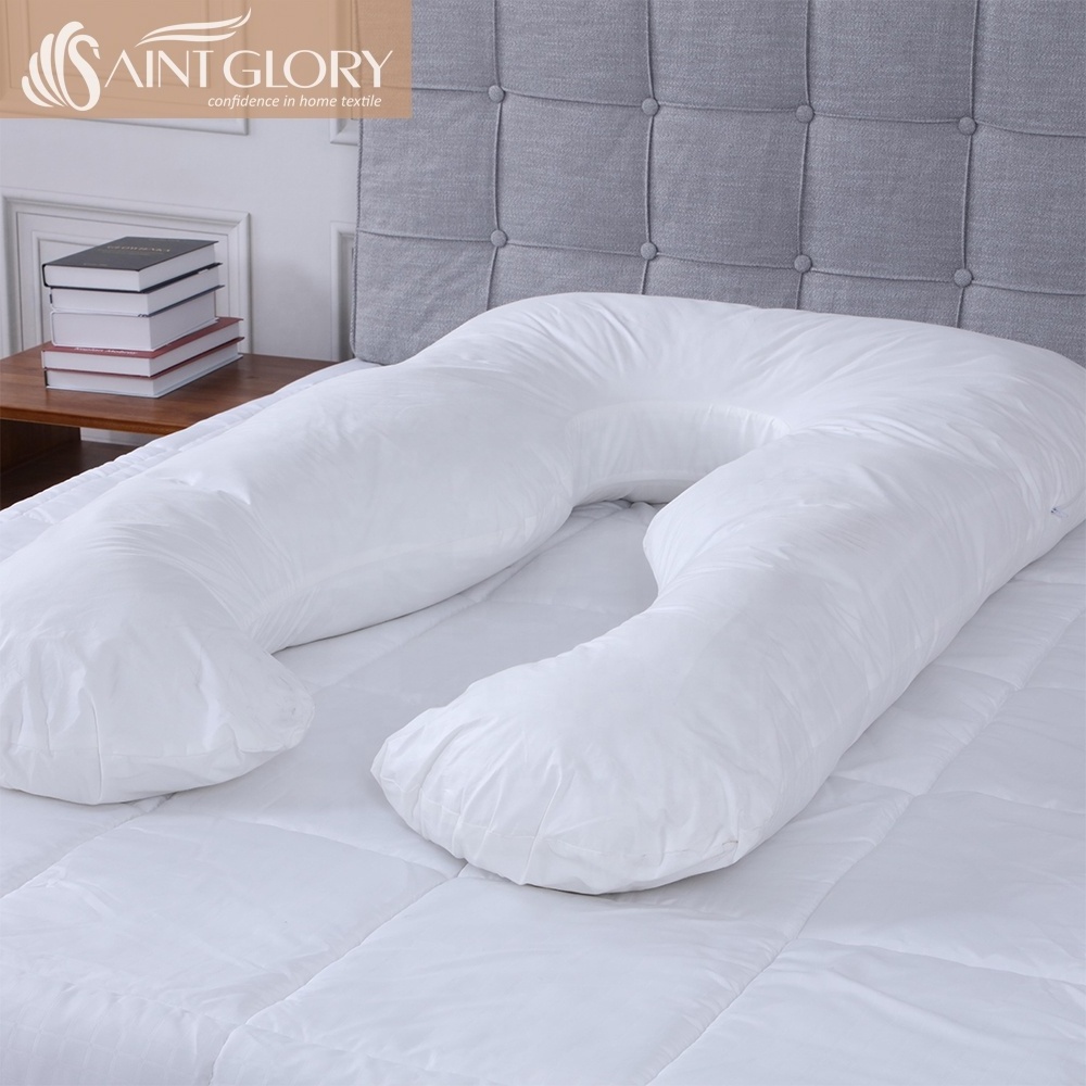 China Wholesale Body Nursing Breastfeeding Big U Shape Maternity Women Full Body Pregnancy Pillow For Sleeping