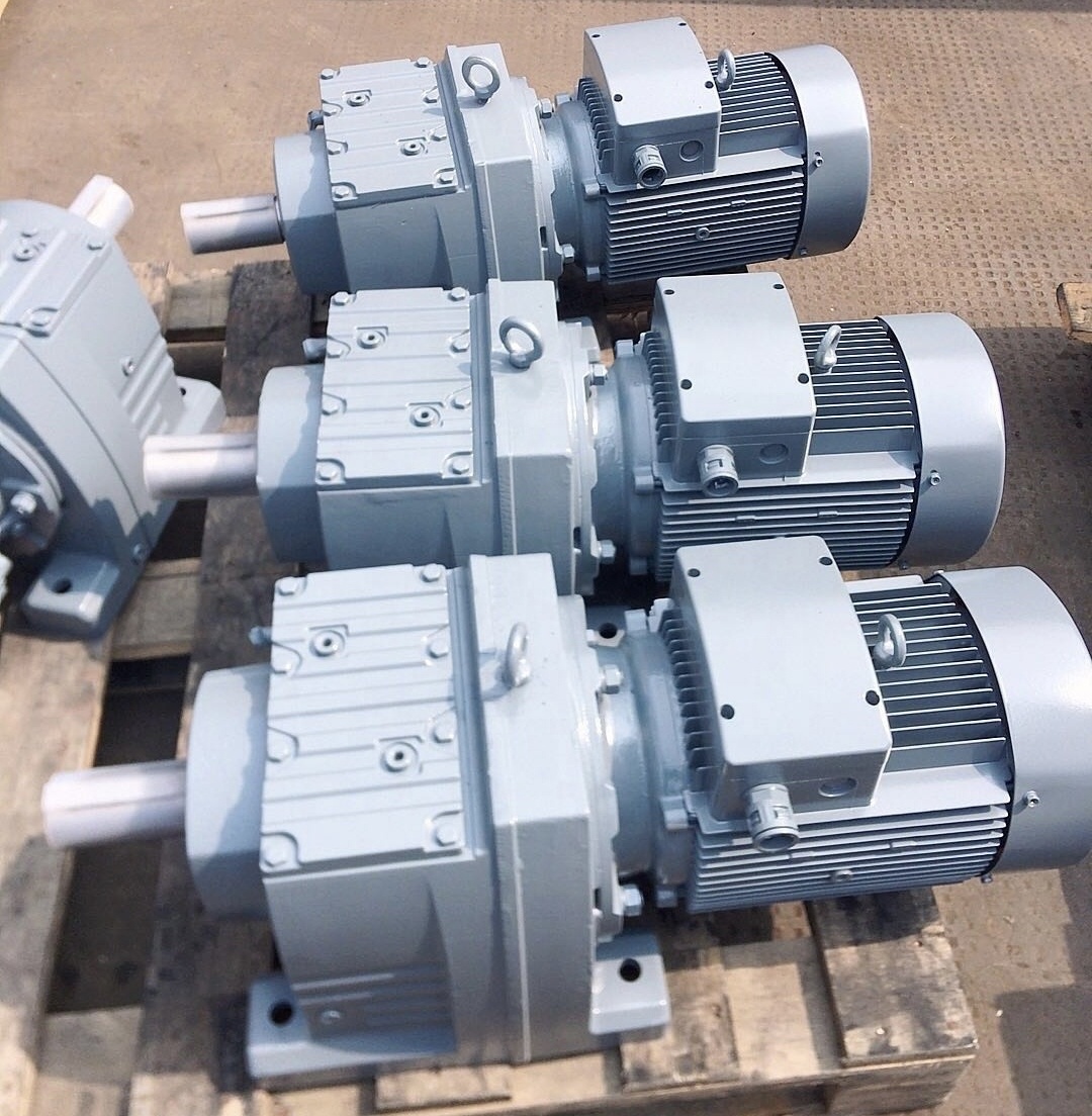 Good Supplier R Series  Single-stage Transmission Electric Motor Helical Gear Box Speed Reducers