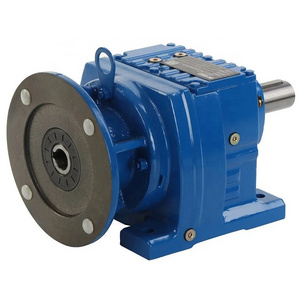 Casting Iron R Series Inline Helical Gearbox Helical Speed Reducer Reverse Gear Box