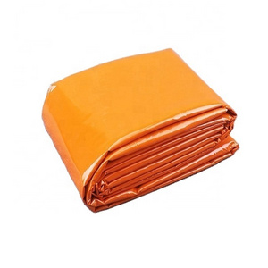 Customized Orange First Aid Thermal Survival Foil Blanket Two-Sided Mylar Emergency Survival Space Blankets